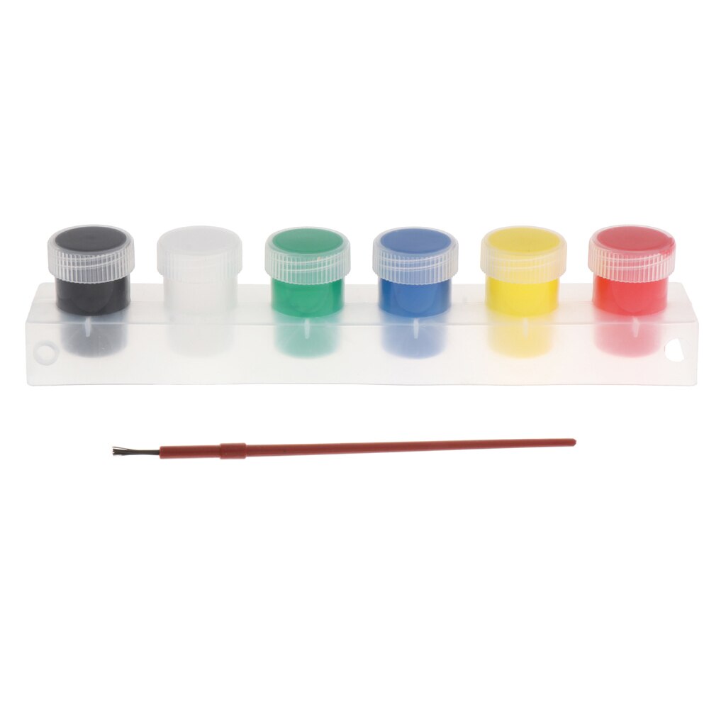 Kids Children DIY Finger Graffiti Painting Colorful Rainbow Ink Pad - 6 Vivid DIY Colors in Round Box: D