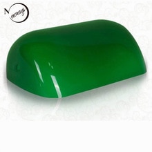 Cubierta de lámpara banquero de cristal de color verde/azul/ámbar/Blanco/Pantalla de Cristal de lámpara de banquero