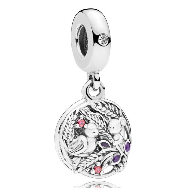 Birthday Cake Twinkling Stars Forever Sisters Crown Pendant Beads 925 Sterling Silver Charms Fit Bracelet Diy Jewelry: B982