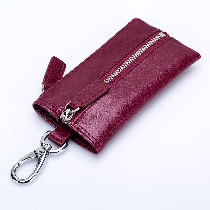 GUMST Multifunction Key Wallet Organizer Split Leather Coin Purse Men Car Key Wallets Women Cards Key Holder Housekeeper Case