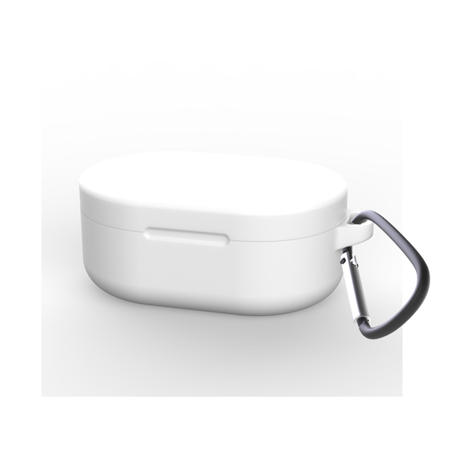 Siliconen Oortelefoon Case Voor Redmi AirDots 2 Oordopjes Beschermhoes Shell Voor Xiaomi Mi Echte Draadloze Oordopjes Basic 2 Cover: 3XS / WHITE