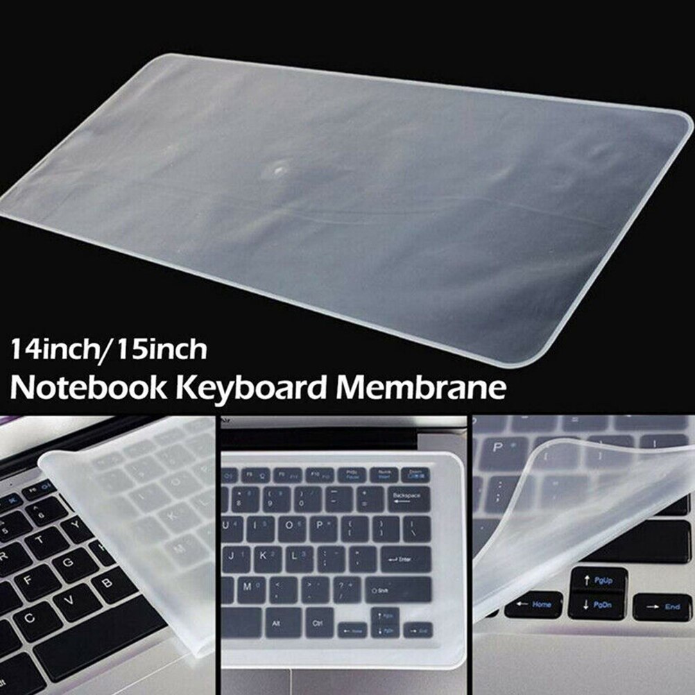 Universele 1 Pc 14 "Inch Silicone Laptop Toetsenbord Cover Skin Protector Film
