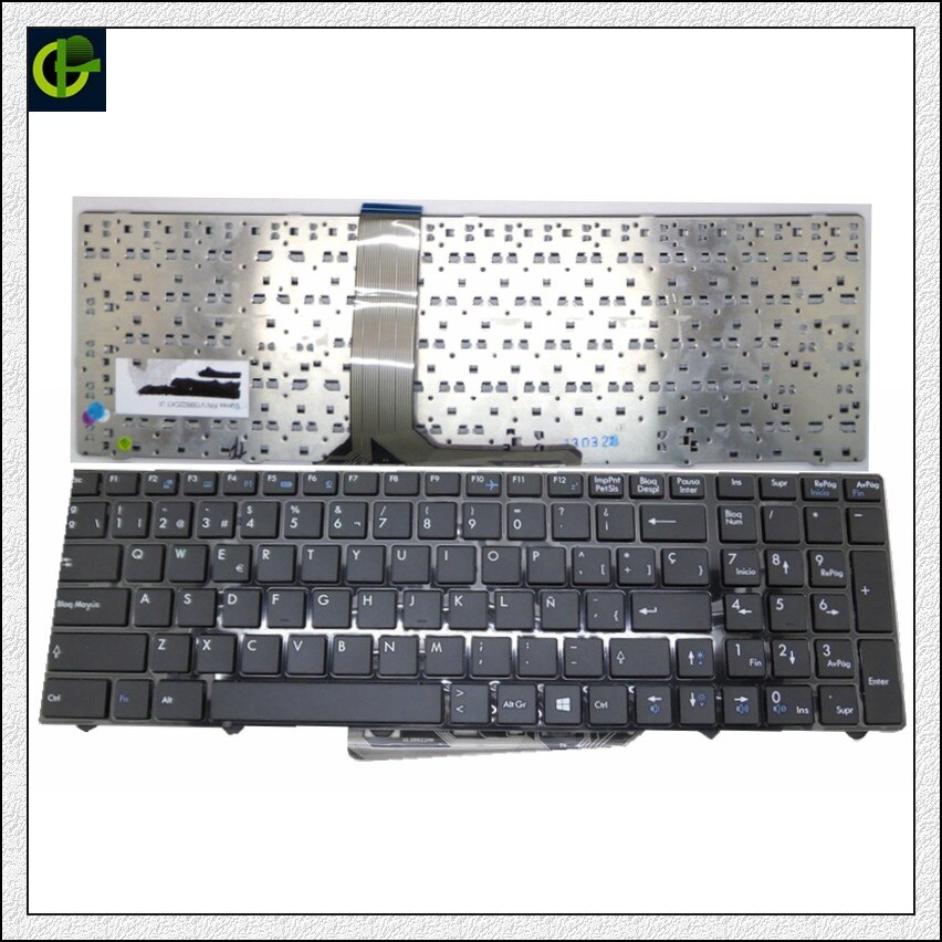 Teclado español para MSI V139922AK1 V139922BK1 V139922CK1 V139922DK1 V139922FK1 V139922HK1 V139922JK2 V139922LK1 y LA latina SP