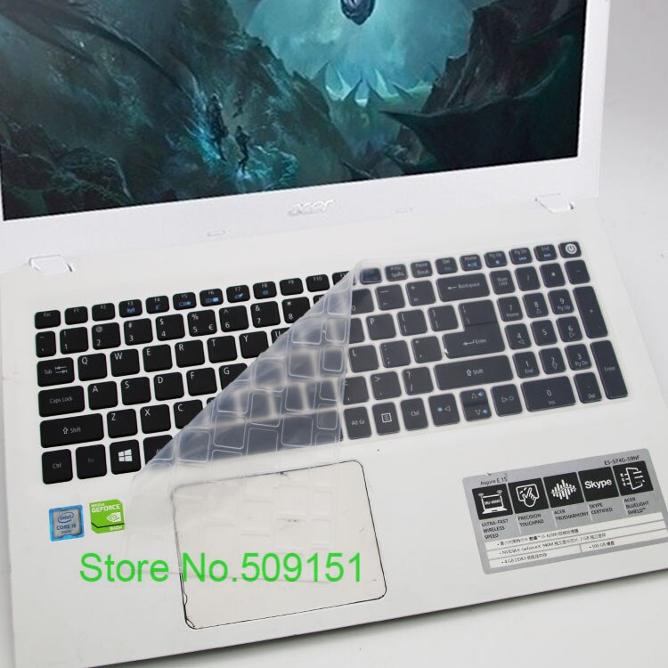 15.6 inch keyboard Silicone keyboard cover Protector for Acer Aspire e15 E5-573G E5-573 E5 573G V3-574 F5-572 TMP257