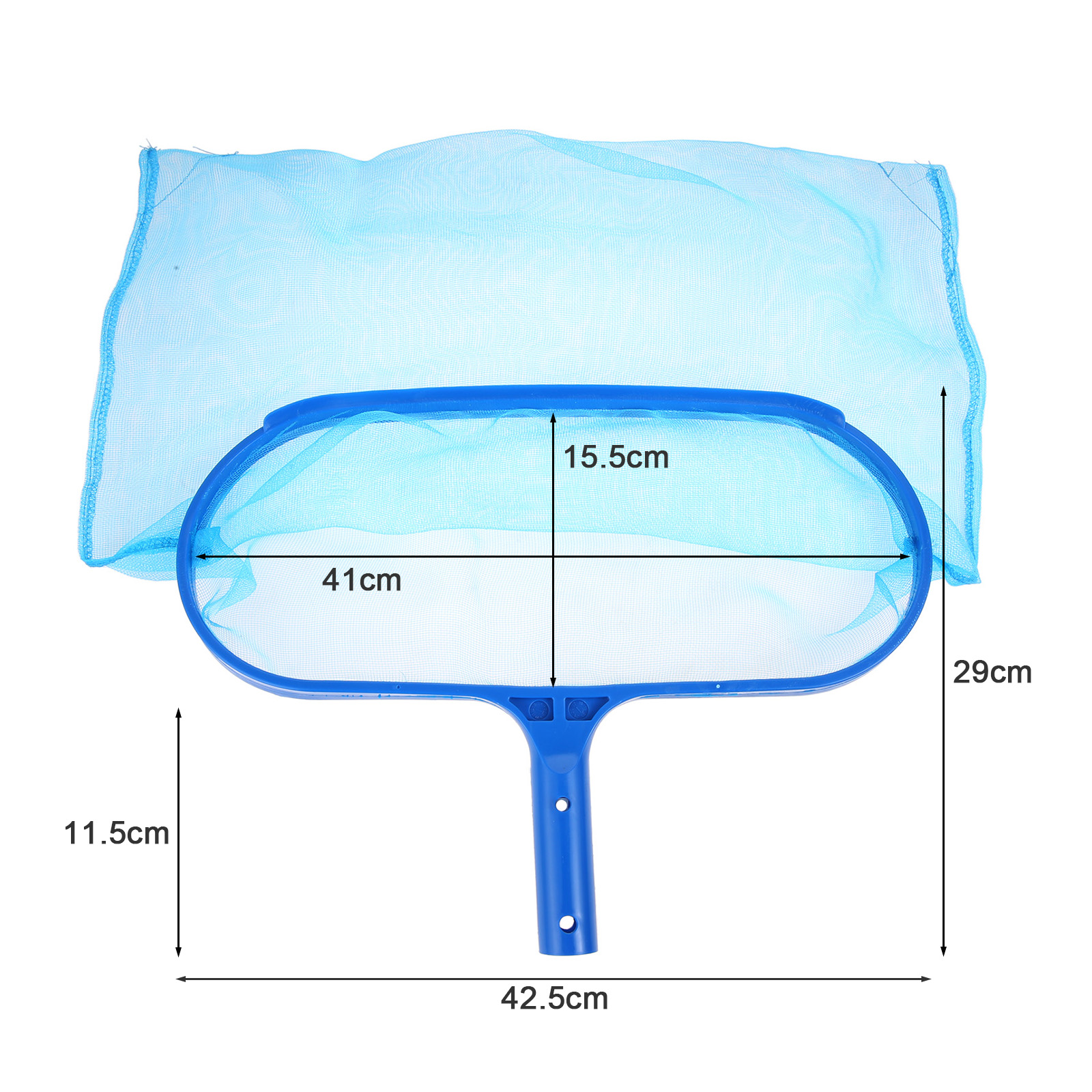 Nueva red de limpieza de piscina, filtro de malla fina de agua poco profunda/profundida, equipo de herramientas de limpieza para el hogar, Spa al aire libre, estanque de peces: Rosa