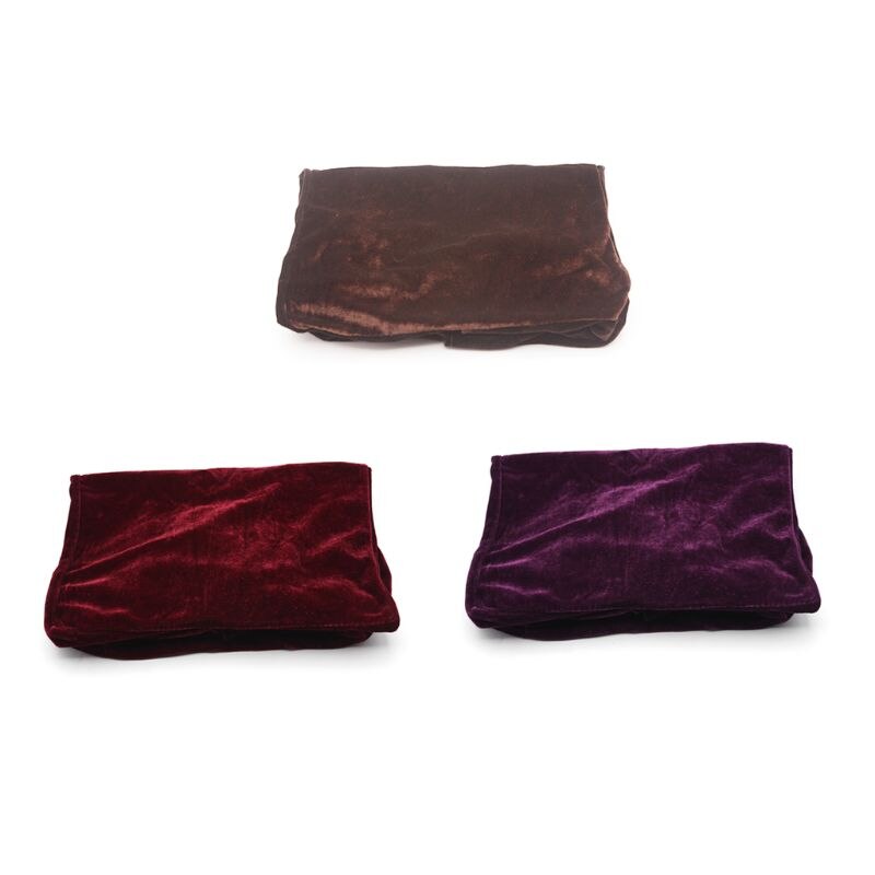 High Quality Anti Dust Pleuche Stool Cover Stool Seat Covers Piano Bench Pleated