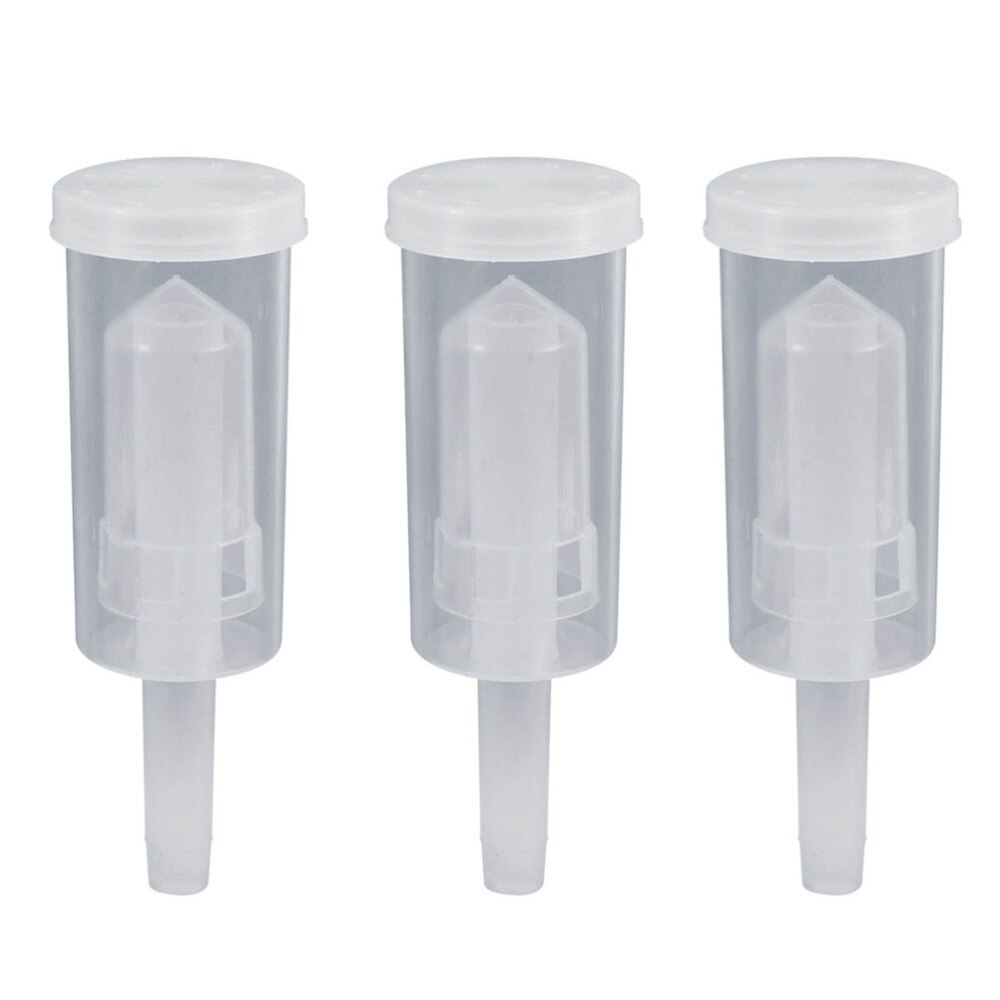 3 PCS Homebrew Beer Cylinder Fermentor Air Lock One Way Exhaust Water Sealed Check Valve for Home Beer Fermentation Wine Making: White