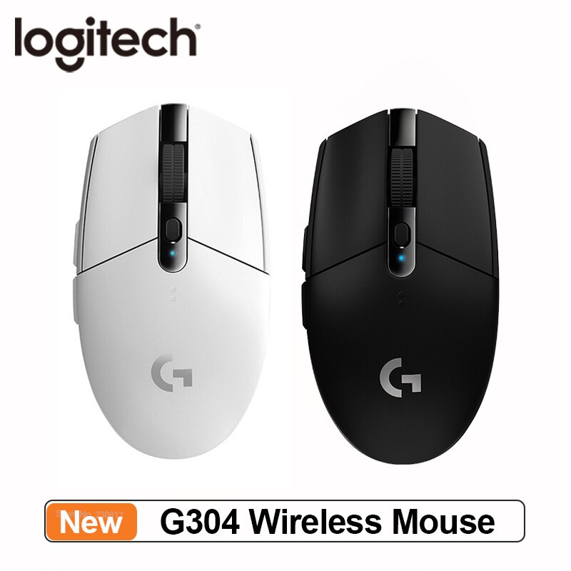Logitech G304 ratón inalámbrico de 12000DPI 6 botones programables héroe Sensor USB ratón inalámbrico ajustable Mouse óptico para juegos ratón