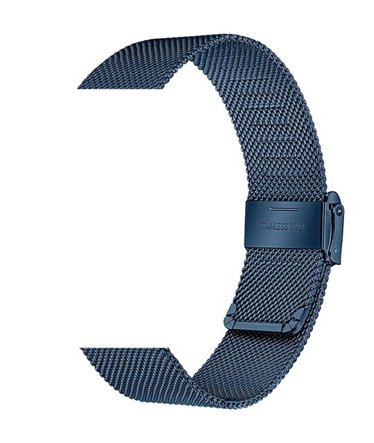 Correa Milanesa De acero inoxidable para Realme Watch 2 Pro, repuesto de pulsera de Metal para realme Watch 2 2 pro, Correa de reloj inteligente: Blue / Realme Watch 2 Pro