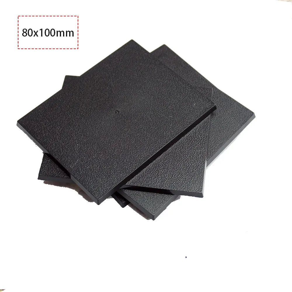Base 80x100mm para juegos de guerra y juegos de mesa Bases rectangulares