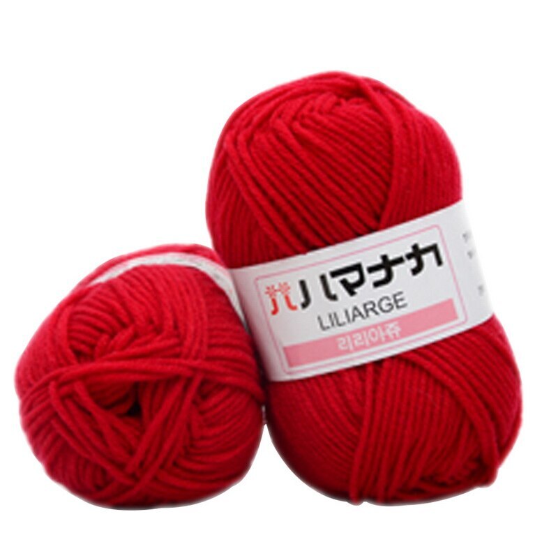 27Colors Warm DIY Milk Cotton Wool Baby Kids Wool For Knitting Children Hand Knitted Soft Knit Blanket Crochet Yarn: B-10