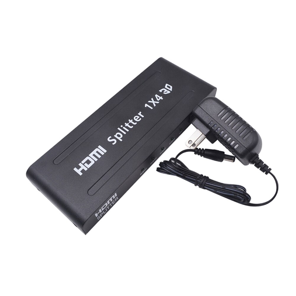 1 Input 4 Output HDMI-compatible High Definition Divider Video Splitter VGA for DVD Player
