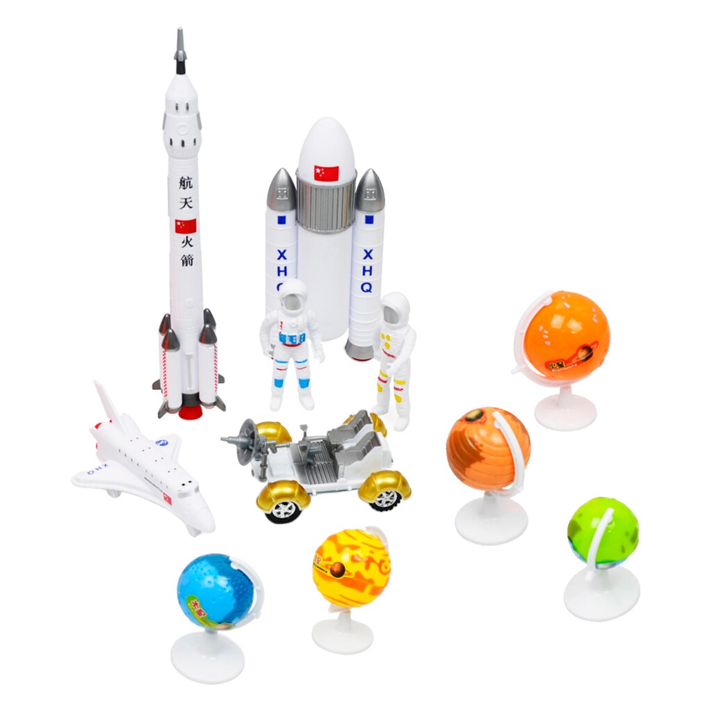 Rumforskning legetøjsdragt luftfart raket model børnepædagogisk legetøj