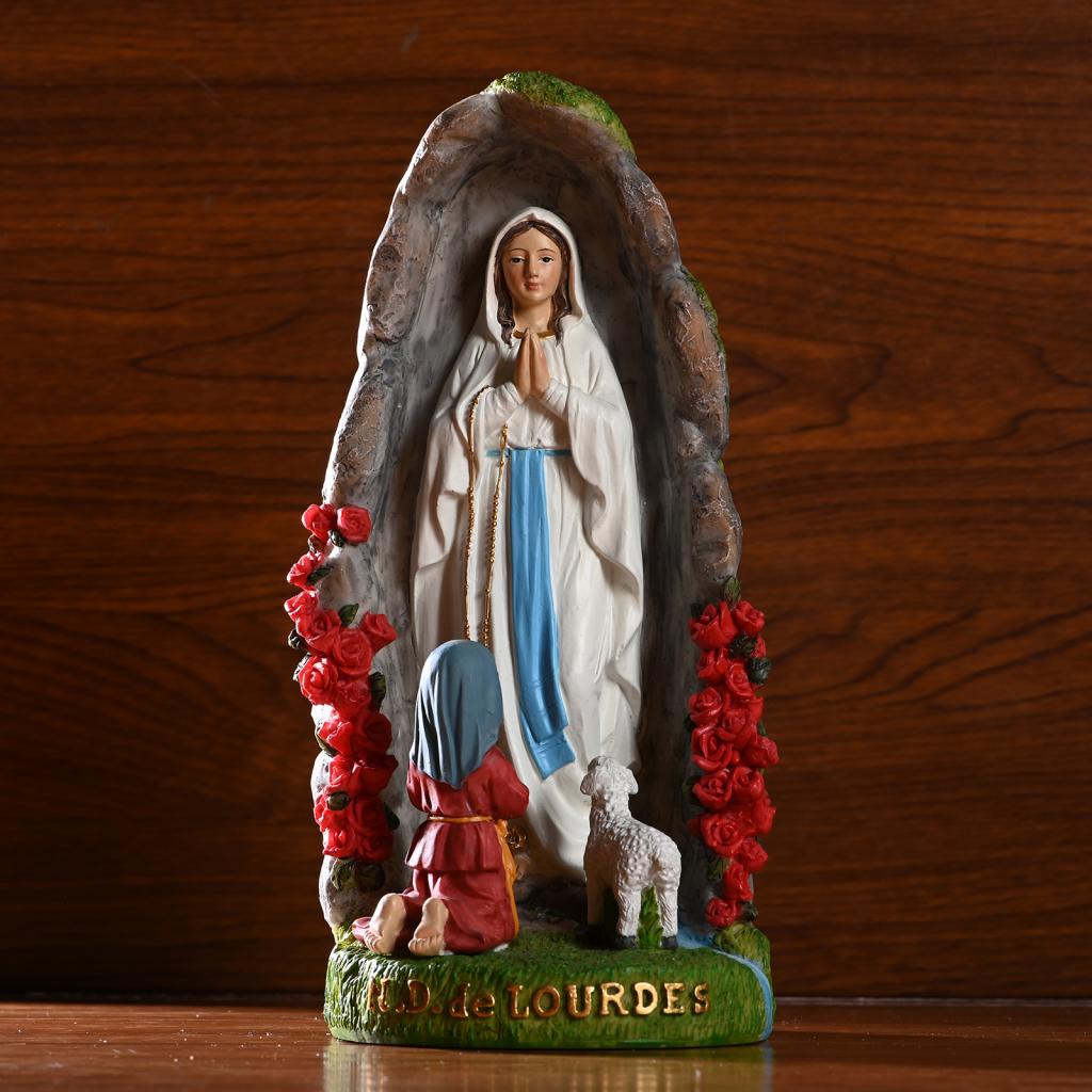 8 "sainte sainte vierge marie Statue Sculpture chrétienne jésus Christ Figure de mariage noël maison décors ornements