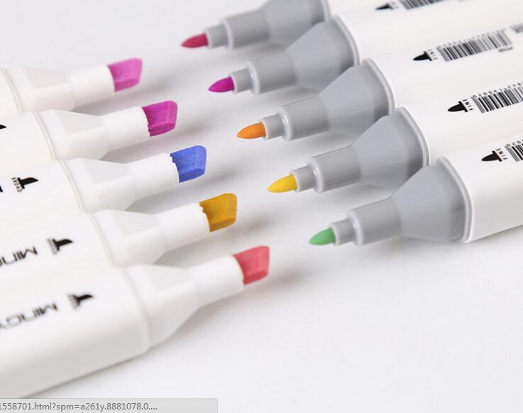 MingYun Marker Professionele Art Markers Set tweekoppige Alcohol gebaseerde Markers Art handgeschilderde Voor Schoolbenodigdheden