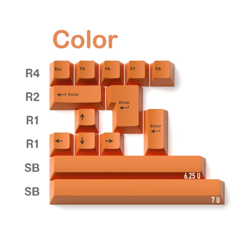 Carbon hhkb Keyboard Keycaps PBT Dye Sublimation Personlized OEM Keycap For Mechanical Cherry MX Switches Key Caps