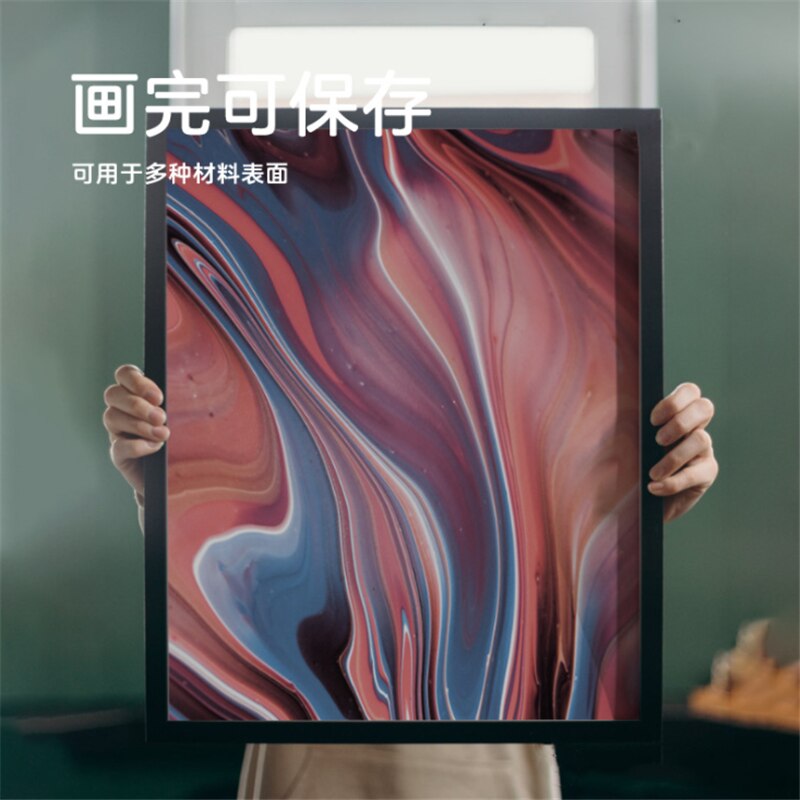 Drijvende Schilderen Kit Diy Marbling Extension Shadow Kleuren Graffiti Art Gereedschap 6Pcs Set Kinderen Materiaal Op Water