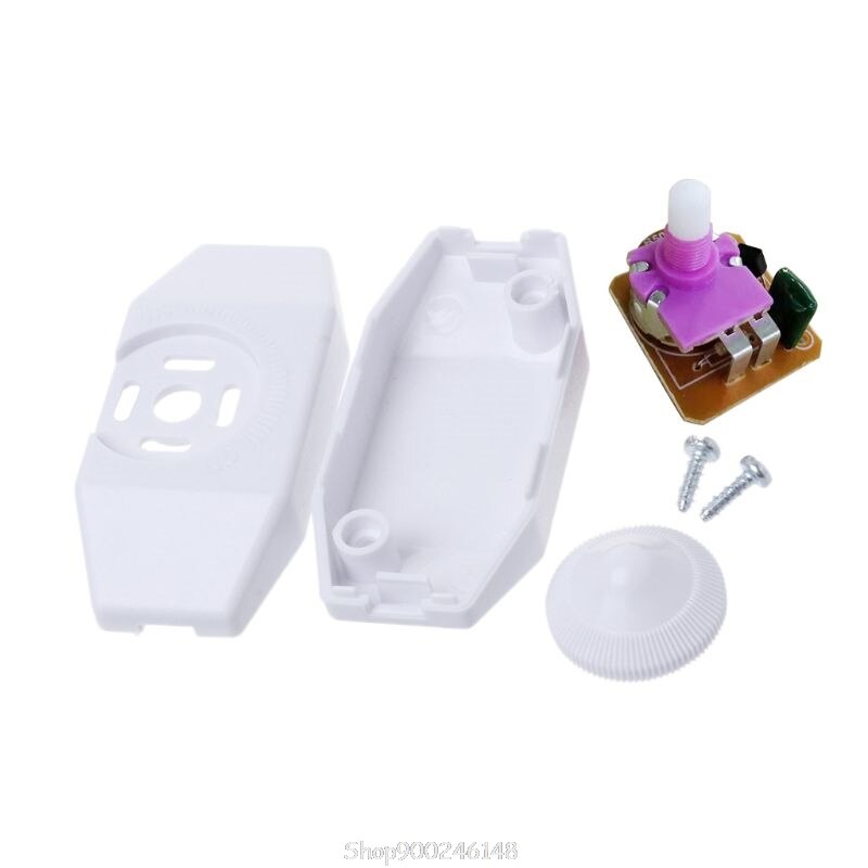 Dimmer Switch Table/Desk Lamp Knob Adjust Light Dimmable Button Accessories: White
