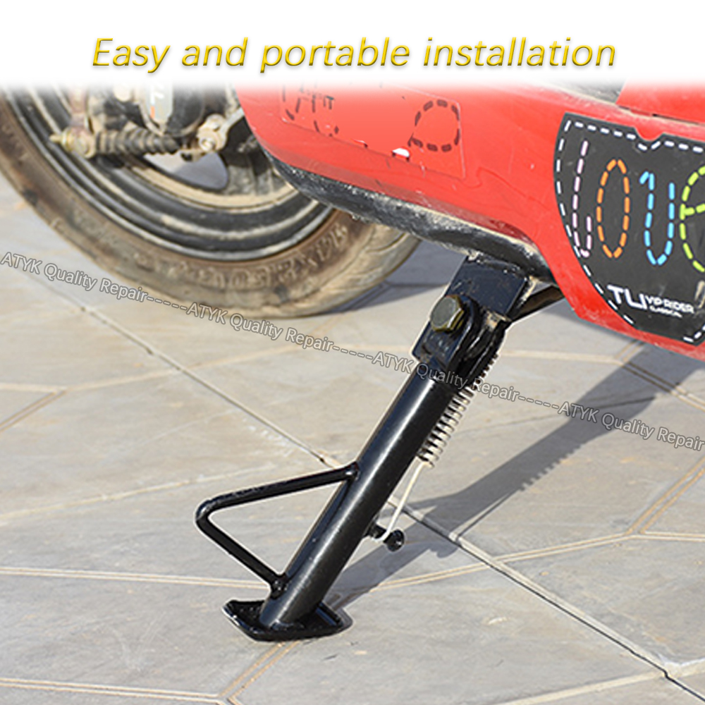 Cavalletto per moto Parcheggio Cavalletto Staffa Piede Lato Dirt Bike Accessori per moto Supporto universale Supporto per stampella NUOVO