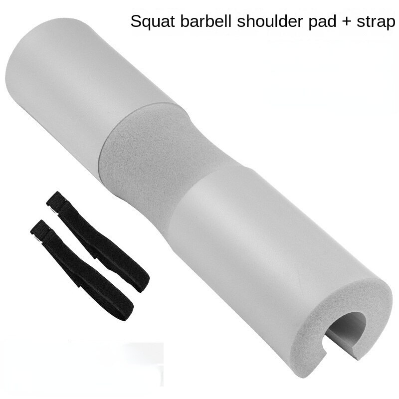 5 farver skum vægtstang dækpude vægtløftning squat skulder beskytter støtte pude polstret hofte push bar beskyttelse pude: Grå stropper