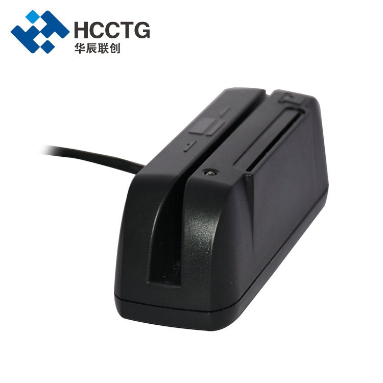 Handheld Small ISO7816 Smart NFC MSR Reader Writer HCC790U-SF: MSR and IC chip