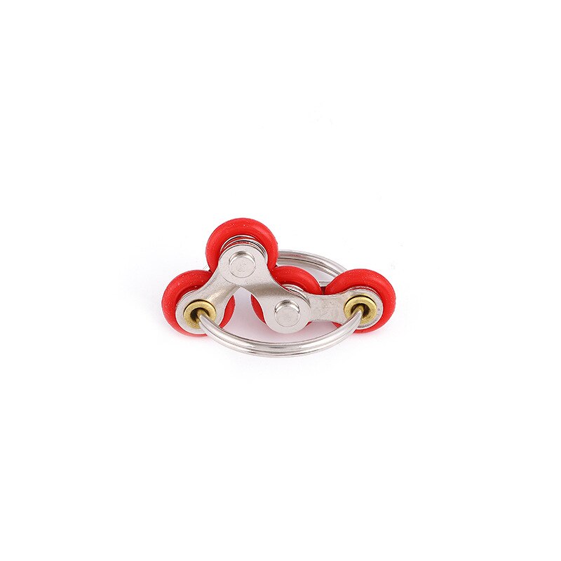 Metal Relief Chain Fidget Toy For Autism Antistress Toys Set Anti Stress Adhd Spinner Key Ring Puzzle Sensory Toys: F