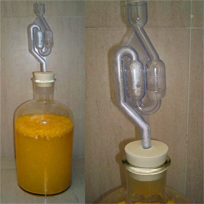 Válvula de retención de la cerradura de aire de fermentación del vino de la fermentación de la cerveza casera de escape