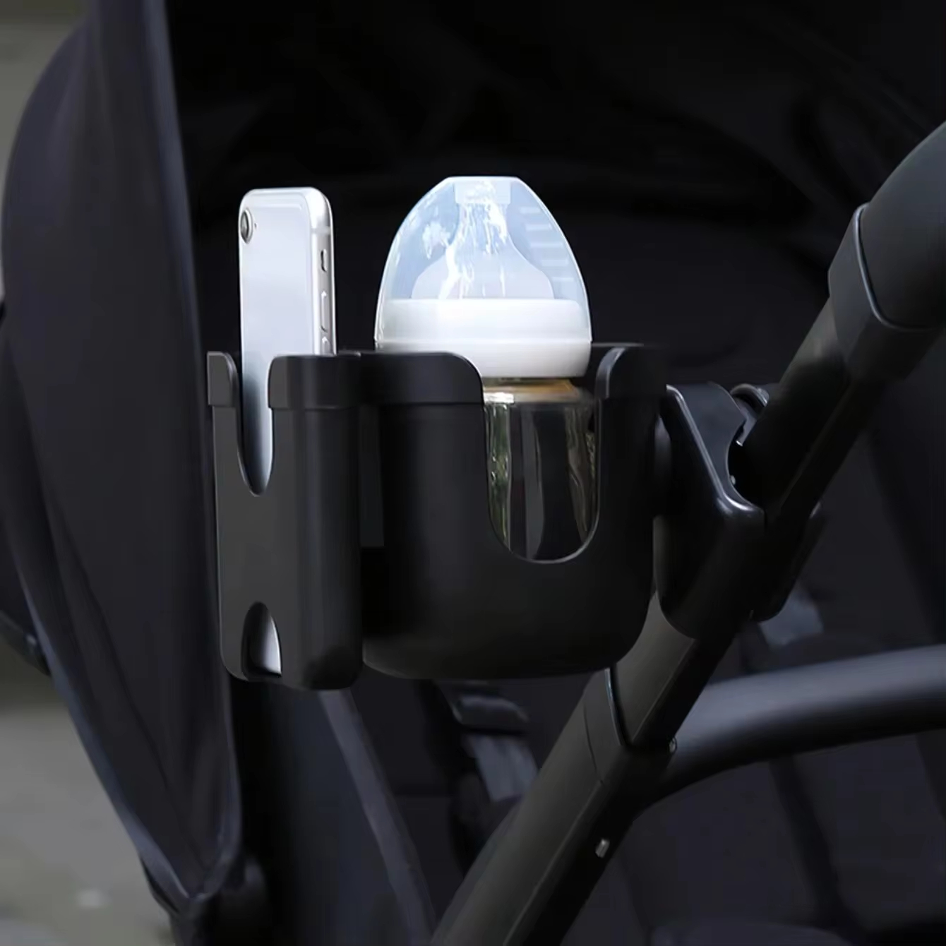 Stroller drink holder, stroller bottle holder, stroller bottle holder, non-slip, stroller accessories, mobile phone holder