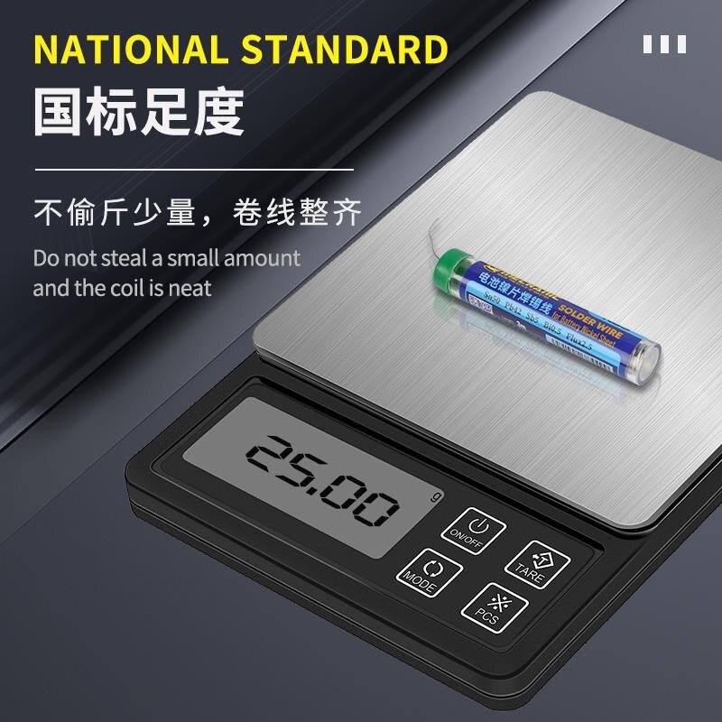 Fil à souder en étain N83 de 0.8mm, pour téléphone portable, feuille de Nickel, outils de réparation de soudage