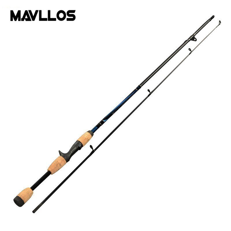 Mavllos 1.8m Lure Weight 6-12g M Carbon Fiber Saltwater Fishing Casting Spinning Rod Carp Ul Light Fishing Rod 2 Section