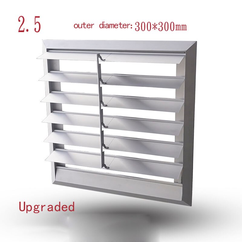 1 pçs persianas da grelha de ar para casa exaustão ventilador ventilação cobre louvered secador ventilação cobre exterior liga alumínio: Upgraded-2.5-300X300
