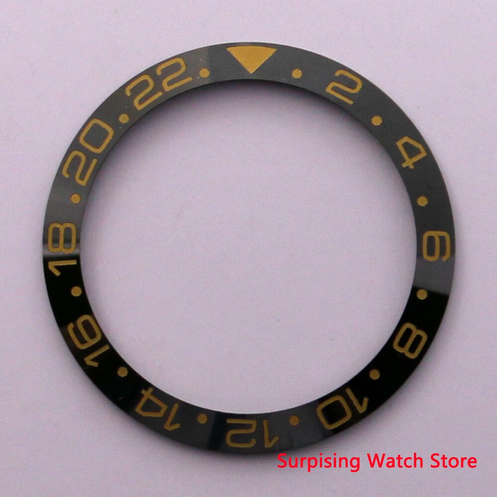 38 Mm Keramische Bezel Fit 40 Mm Horloge Case Sub Automatische Gmt Heren Horloge: NO4