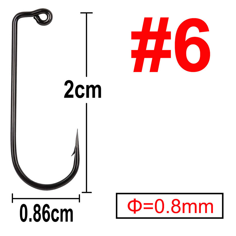 100 stks 90 Graden Jig Vliegbindset Sterke Draad Zoutwater Zoetwater Vis Haak Aberdeen jig vissen maat 6 4 2 1 1/0 tot 4/0 #: Blauw