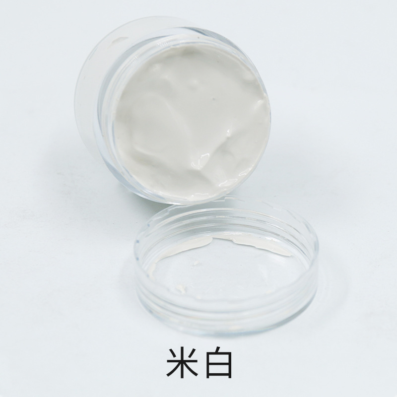 Pintura aceitosa de tinte de cuero, 32 colores, 30ml, para manualidades, bolso de cuero, reparación de zapatos, sofá, pasta de Color adicional: Off-white