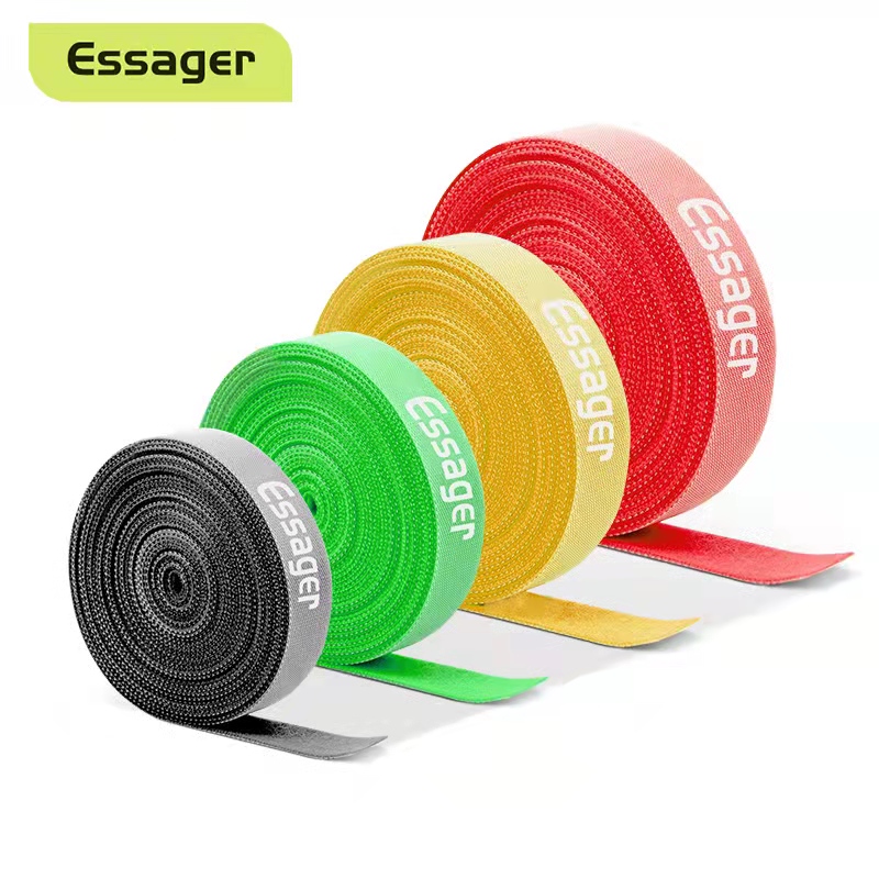 Essager – Câble organisateur pour écouteur, pour casque, chargeur, support protecteur, fil, cordon enrouleur, rangement pour iPhone,