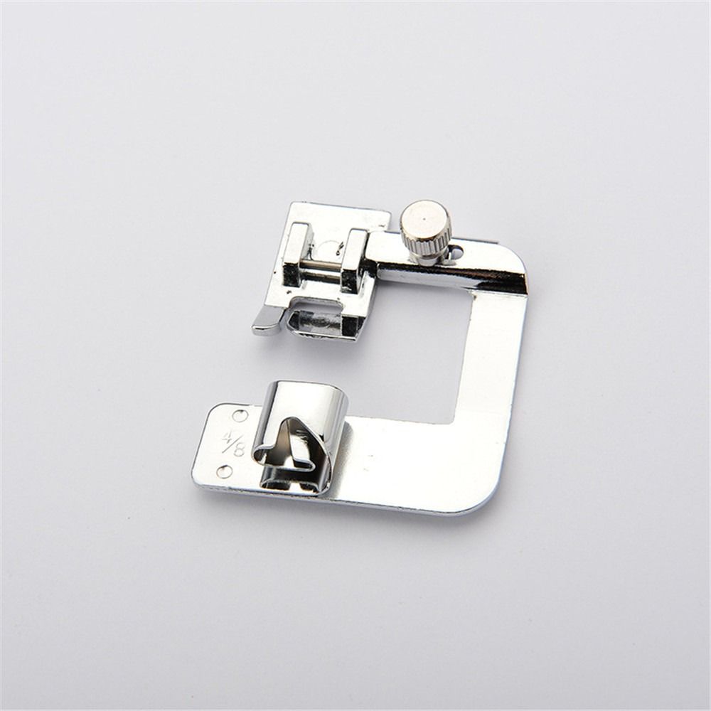 1 pz cucito Hemmer pressore orlo arrotolato piedi accessori per cucire piedino per uso domestico piedino multifunzione per macchina da cucire: Di Colore Giallo chiaro