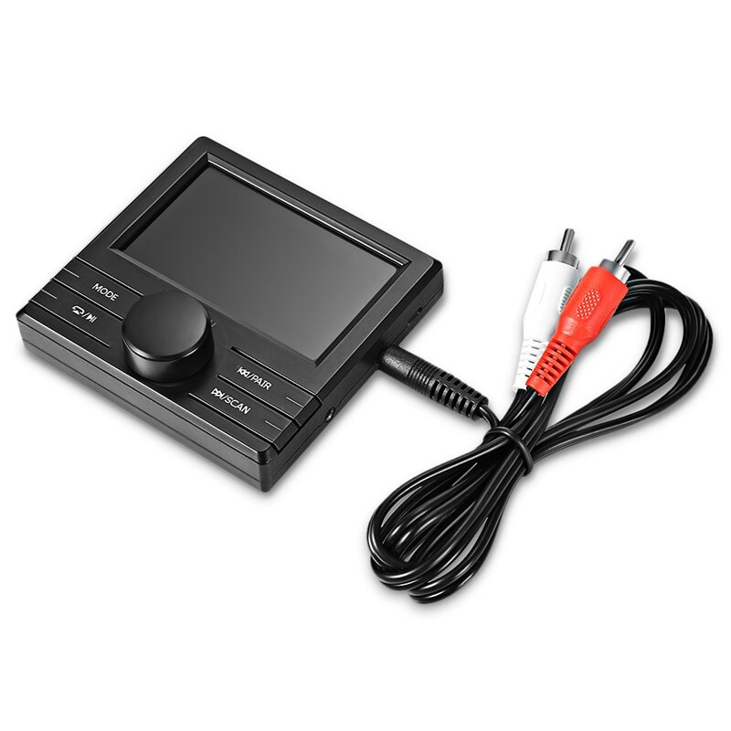 Dab + box digital radio antenne tuner fm transmission 3.0 tommer display sn med bluetooth til bilradio
