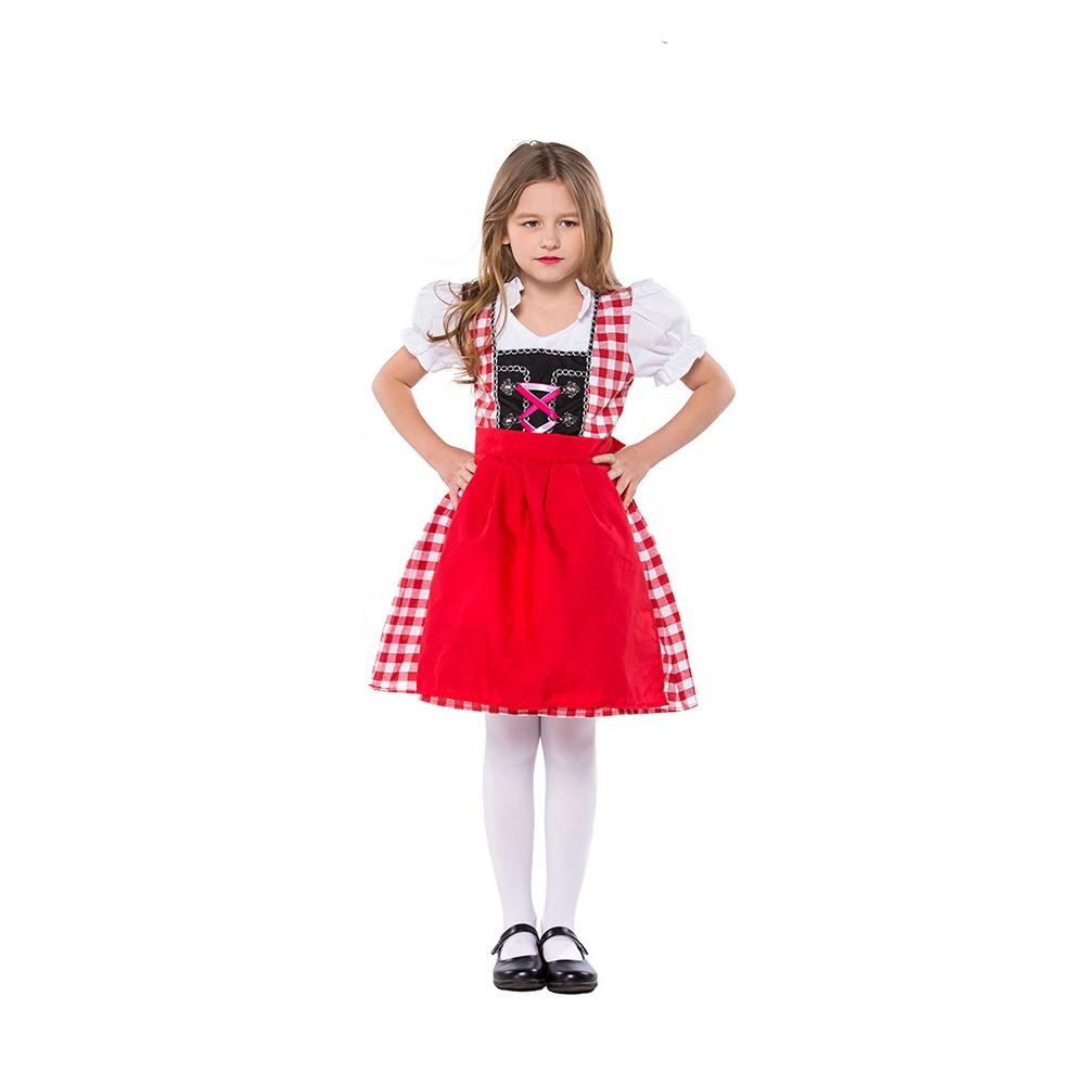 MISSKY niños niña Nacional Bávaro traje Oktoberfest camarera Cosplay traje