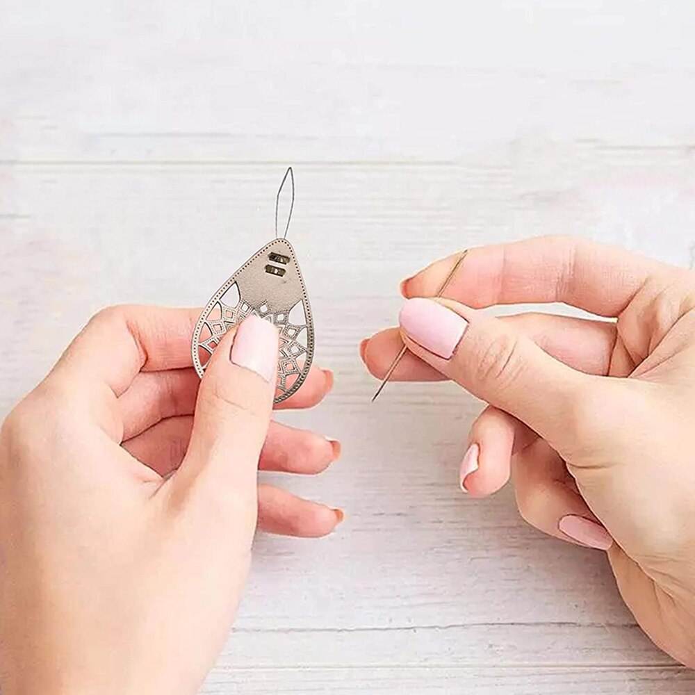 1/3/5Pcs Wire Loop Needle Threader Metal Needle Threading Stitch Insertion Tools for Sewing Cross Stitch Embroidery Needlework