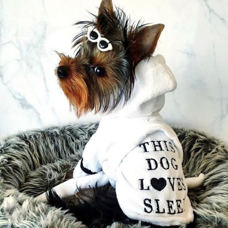 Kæledyr hund pyjamas vinter varmt tøj til små mellemstore hunde hvalp teddy schnauzer vest pomeranian mops cjc 01