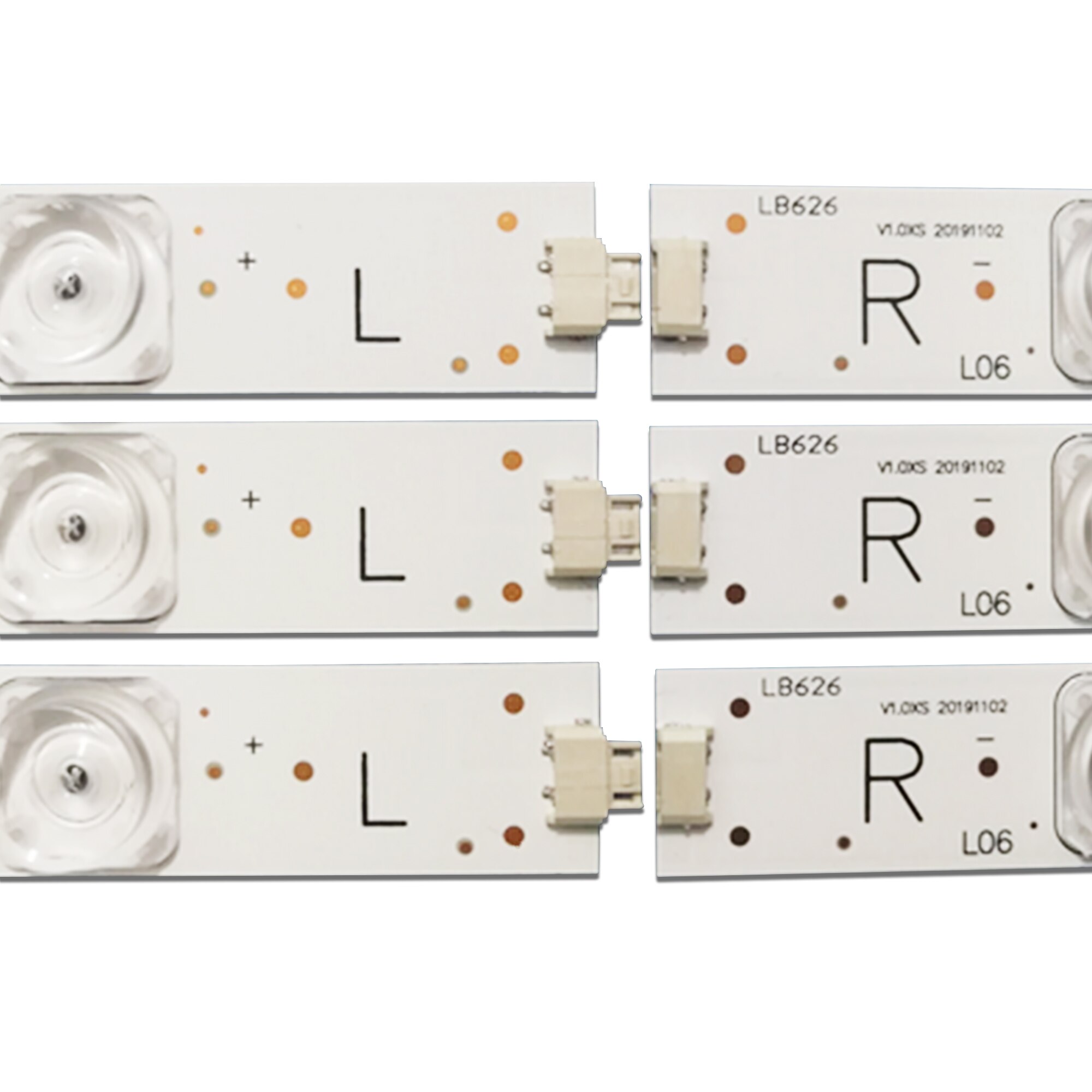 Kit de tiras LED para TV, accesorio para SHA RP 55 LC 55CUF8472 LC 55CUF8472ES HWV55162Y RF AJ550E30 0601L 05 RF AJ550E30 0601R 05, novedad, 12 piezas