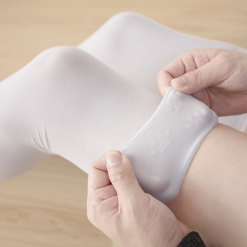 Bas en Silicone antidérapants pour femmes, collants élastiques en velours solide, chaussettes hautes aux genoux, bas Ultra-fin en Nylon Transparent