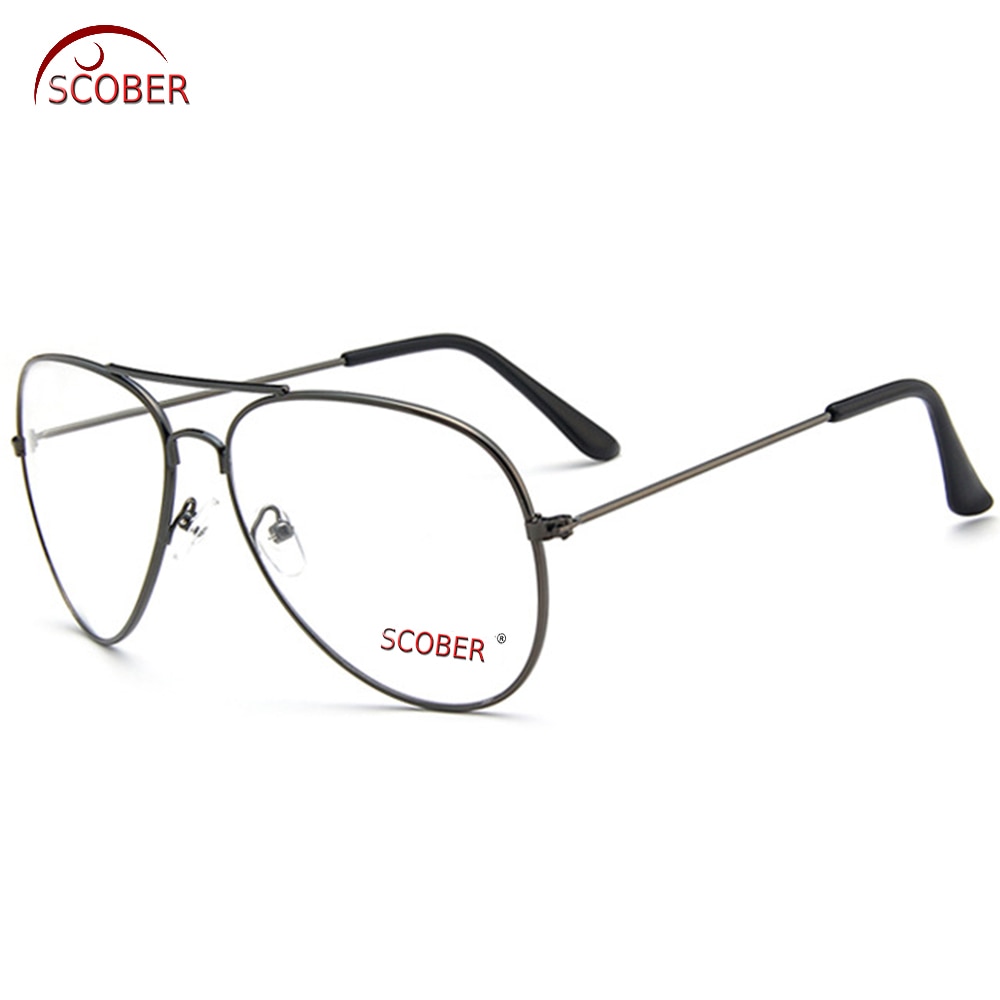 Progressive Multifocal Reading Glasses Europe America Trend Retro Pilots Eyeframe See Near And Far TOP 0 ADD +1 To +4