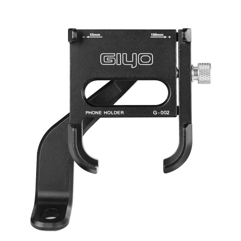 Giyo Aluminium Motor Mobiele Telefoon Houder Universele 2.17-3.94 Inch Mobiele Telefoon Stand Verstelbare Motorfiets Ondersteuning: BK