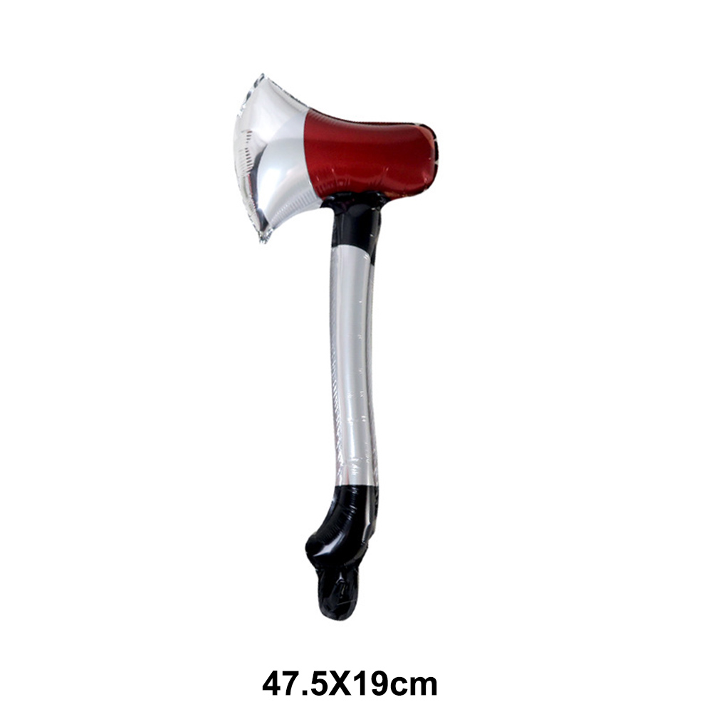 Firefighter Theme Balloon Flame Balloons Inflatable Axe Fire Hydrant Fire Extinguisher Balloon Fireman Birthday Party Decoration: iridescent