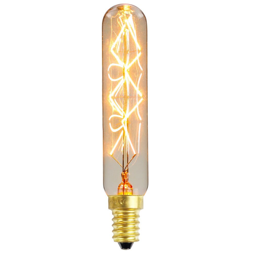 10 stk/pakke edison pærer  t20 40w edison skrue liten sokkel  e14 220/240v spesiell dekorative lyspærer