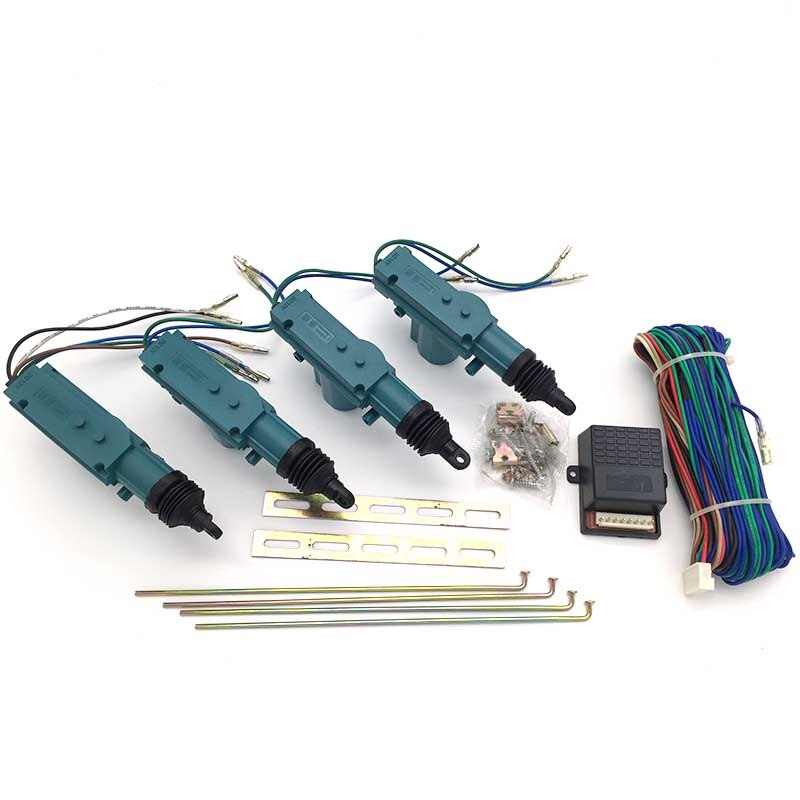 Central Lock Kit Door Lock Keyless Entry System Remote Locking Vehicle Universal Car Auto Remote Central Kit 4 Door Lock