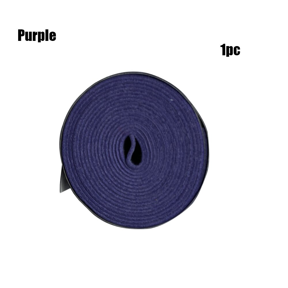 1/2 sztuk suche rakieta tenisowa Grip antypoślizgowe pot absorbowane okłady krany Badminton uchwyty rakieta wibracja Overgrip Sweatband sport: FIOLETOWY