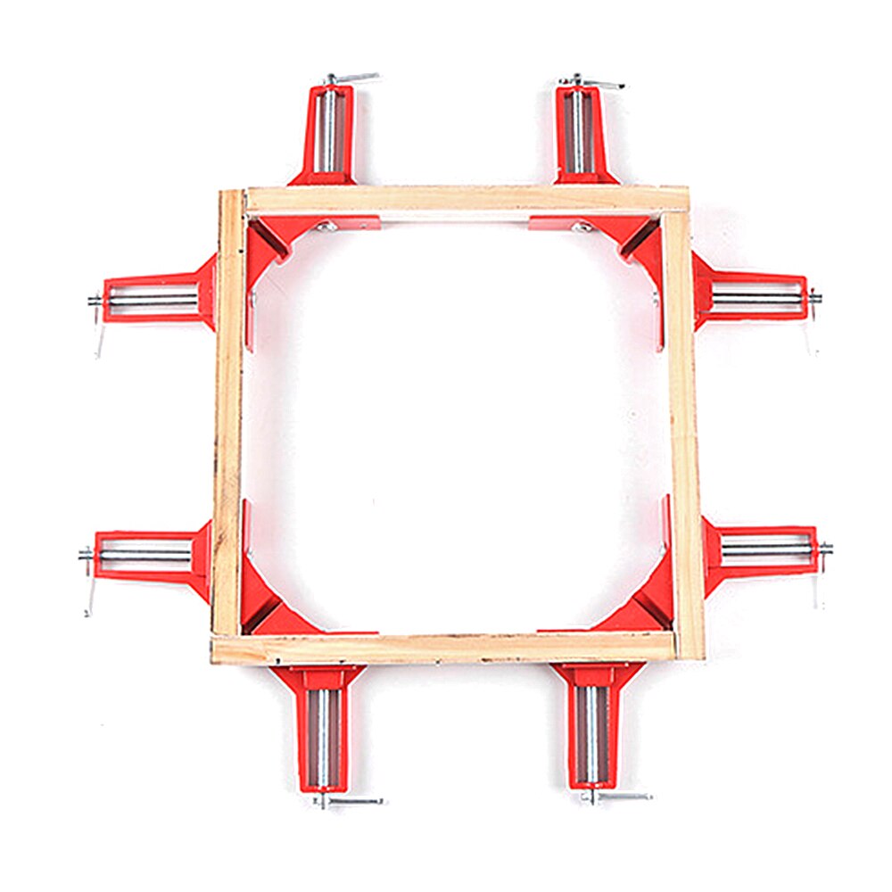 90 Degree Right Angle Clamp Multifunction Picture Frame 100MM Mitre Clamps Corner Holder Sawing Clip for Woodworking Tool