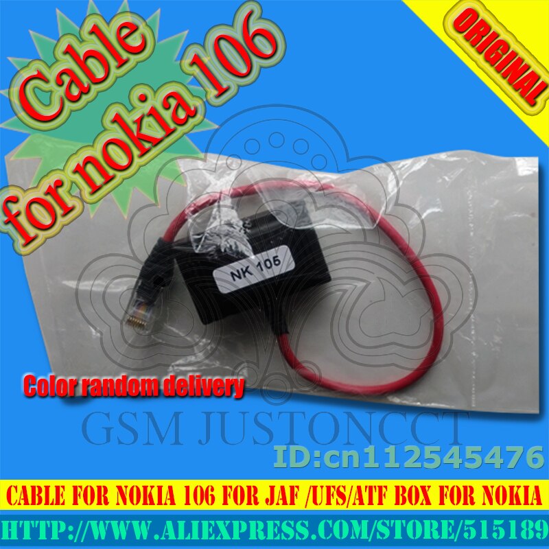 106 kabel voor nokia 106/1060UFS/voor JAF/ATF doos voor Nokia flash & unlock & reparatie